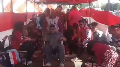 توافد الناخبين للإدلاء بأصواتهم في الاستفتاء في الأميرية (فيديو)