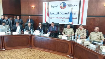 محافظ البحيرة: غرفة العمليات لم تتلق أية شكاوى بشأن الاستفتاء (صور)