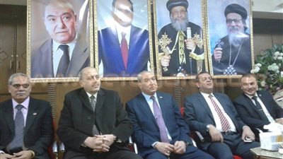 صورة «السيسي» تزين جدران كنائس المنيا في احتفالات أعياد الميلاد