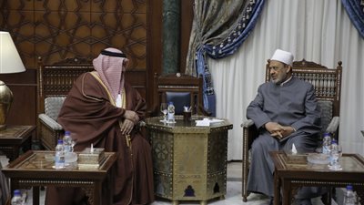 شيخ الأزهر يستقبل وزير خارجية البحرين لبحث مستجدات المنطقة (صور)