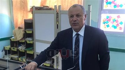 أبو ريدة يدلي بصوته في الاستفتاء على التعديلات الدستورية (صور)