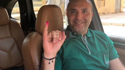 نائب رئيس الزمالك يشارك في الاستفتاء على التعديلات الدستورية