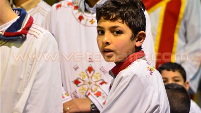 18 صورة ترصد احتفال أعياد الميلاد في دير سمعان بالمقطم