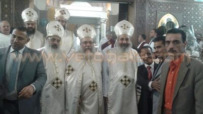 العدالة الحرة والشعب الديمقراطى يشاركان في قداس كنيسة دميانا بالهرم