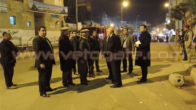 بالصور.. مدير أمن البحيرة يتفقد الخدمات الأمنية بمحيط كنائس دمنهور