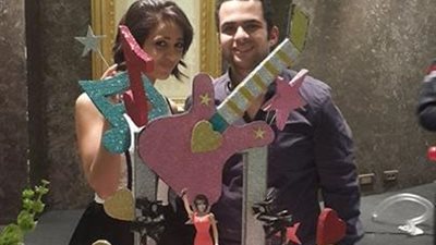 محمود محيي يحتفل بعيد ميلاد رنا سماحة