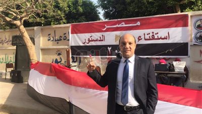 رئيس اتحاد الجمباز يدلي بصوته في الاستفتاء على التعديلات الدستورية