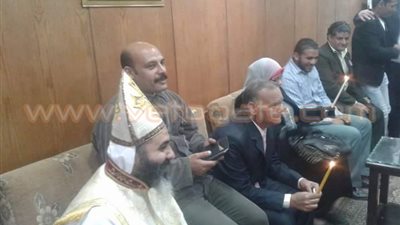 بالصور..«حماة الوطن» بملوى يهنئ الأقباط بـ«عيد الميلاد»