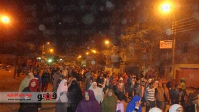 مسيرة لأعضاء الإرهابية بأسوان احتجاجًا على ترشح 