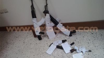 حبس مزارع حول منزله إلى ورشة لتصنيع السلاح بالمنيا