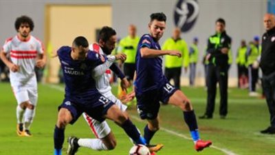 مباراة الزمالك وبيراميدز بث مباشر