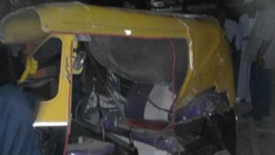 إصابة 7 أشخاص في حادث تصادم بطريق المحلة بالغربية