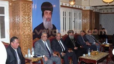 بالفيديو والصور.. محافظ الشرقية يزور مطرانية الزقازيق