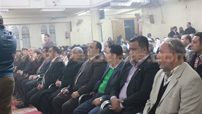 بالصور.. حماة الوطن بالمنيا يشارك الأقباط فرحتهم بعيد الميلاد