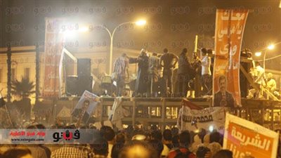 تزايد أعداد المشاركين في اعتصام النهضة عشية مليونية الزحف