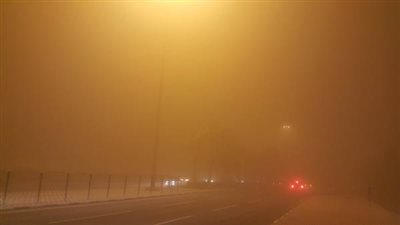 «الأرصاد»: منخفض جوي قادم من سيبيريا سبب العاصفة الترابية