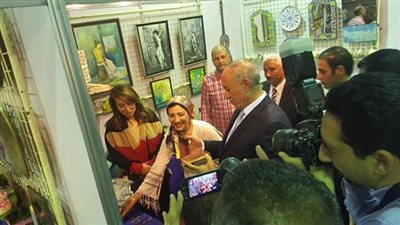 وزيرة التضامن تفتتح معرض ديارنا بالغردقة (صور)