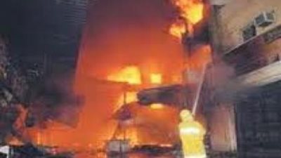 حريق بعقار سكني بالوادي الجديد