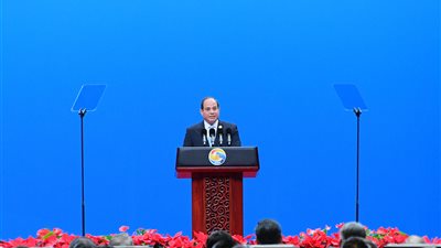 السيسي يجتمع مع نخبة من رؤساء كبرى الشركات الصينية