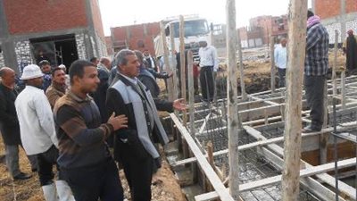 إزالة تعديات على الأراضي الزراعية في بني سويف