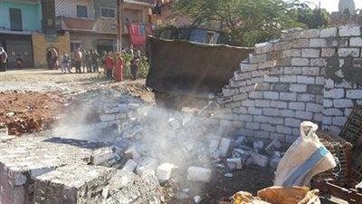 بالصور.. إزالة 4 حالات تعدٍ على الأراضي الزراعية في الشرقية