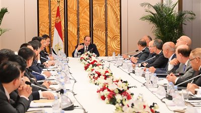 تفاصيل اجتماع السيسي مع مجتمع رجال الأعمال الصيني (فيديو)