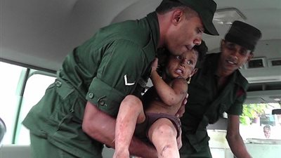 مقتل 15 بينهم 6 أطفال خلال مداهمة الشرطة لمصنع للسترات الانتحارية بسريلانكا