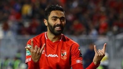 حسين الشحات يغيب عن مران الأهلي