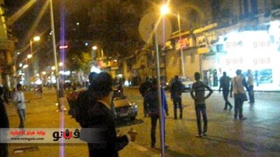 اشتباكات بالمولوتوف والحجارة على 