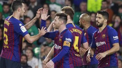 برشلونة يتوج بالدوري الإسباني للمرة الـ 26 في تاريخه