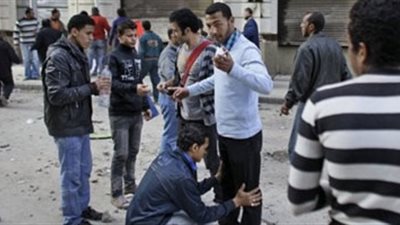 انتشار مكثف للجان الشعبية بميدان التحرير