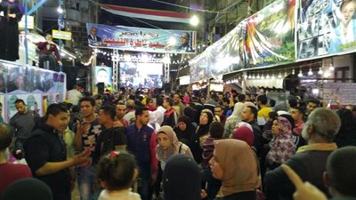 توافد البورسعيدية على كرنفال 