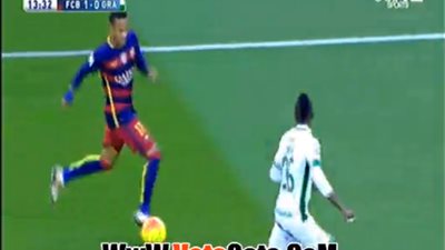 بالفيديو.. برشلونة يتقدم بثنائية على غرناطة في الشوط الأول