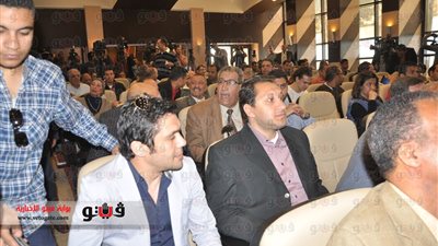 بالصور.. خشبة وعبد الوهاب يحضران حفل تكريم 