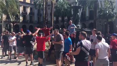 ليفربول يدين شغب جماهيره في برشلونة