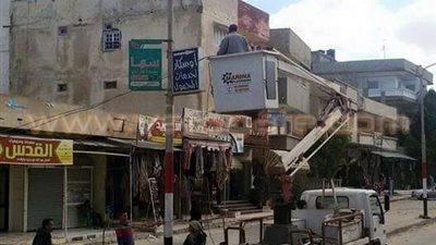 اأمن يسمح بمرور الأهالي من أمام قسم الشيخ زويد بعد إغلاق 3 سنوات