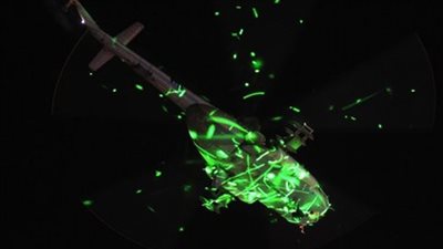 مروحية تطوف أعلى معتصمي النهضة