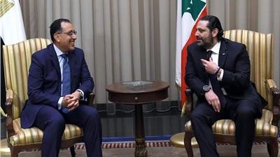 مدبولي في عشاء عمل مع نظيره اللبناني: نقف في ظهر لبنان ونساندها