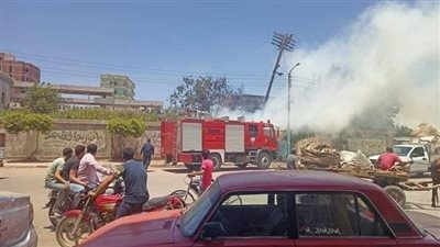 إخماد حريق داخل مدرسة في الغربية