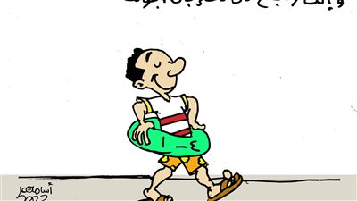 فوز الزمالك على الجونة في كاريكاتير فيتو