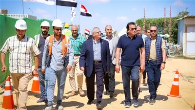 وزير التعليم العالي يتفقد عددًا من الجامعات بمدينة برج العرب