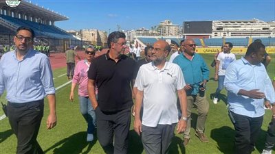 روي فيتوريا يتفقد استاد الإسكندرية| صور 