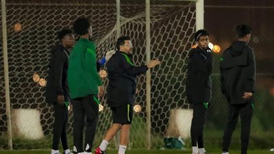 المنتخب السعودي يختتم تحضيراته قبل مواجهة مصر في نهائي كأس العرب للشباب 