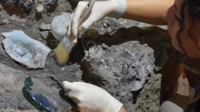 أطباق وأباريق.. اكتشافات أثرية في بومبي بإيطاليا