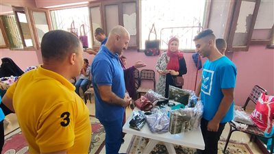 الشباب والرياضة بشمال سيناء تفتتح معرض تسويق المنتجات اليدوية | فيديو وصور