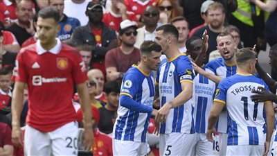 في أولى جولات الدوري الإنجليزي.. خسارة مانشستر يونايتد أمام برايتون 