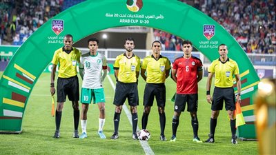 نهائي كأس العرب.. مصر والسعودية يلجآن للوقت الإضافي بعد التعادل 1/1|صور
