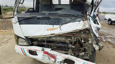 إصابة 4 أشخاص في تصادم سيارة نقل وموتوسيكل فى الإسكندرية 