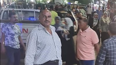 رئيس حي العمرانية يتفقد بناء سور بشارع الشوربجي | صور