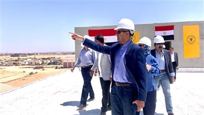 نائب وزير الإسكان يتفقد توسعات محطة معالجة الصرف الغربية بـ 6 أكتوبر